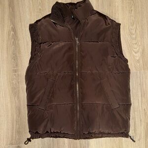 H&M Brown Puffer Vest